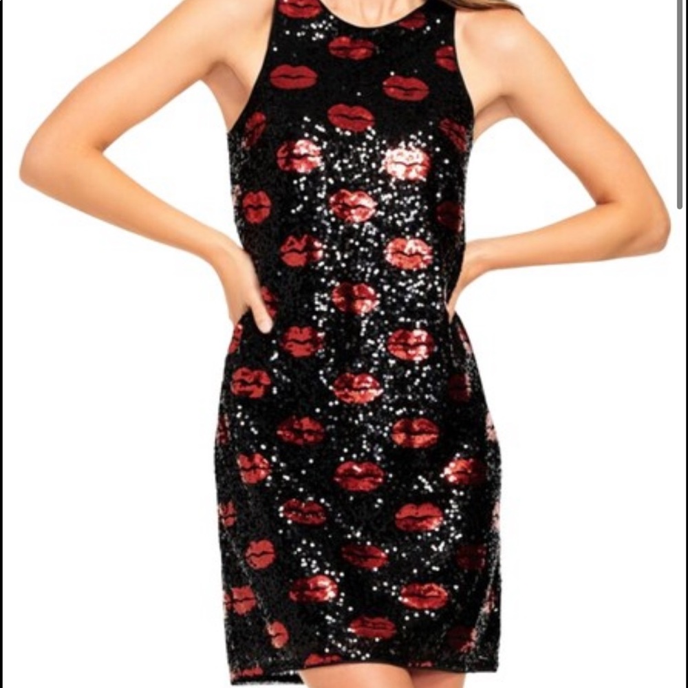 NWT Aidan Mattox Lip Dress